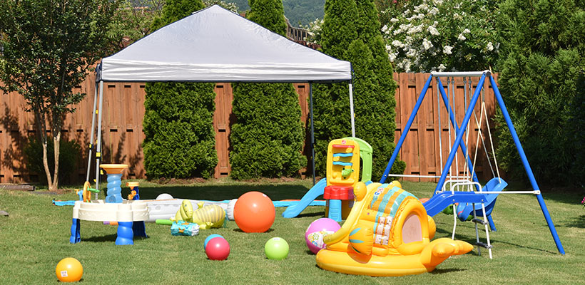 Where will kids most likely play?