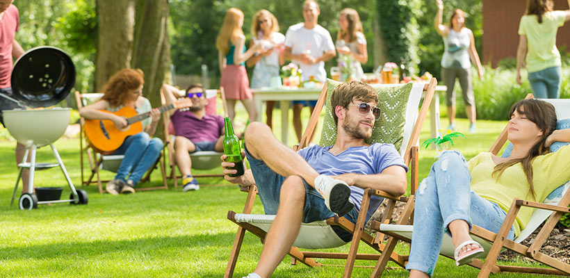 Take the time to mow and water your well-enough in advance of the event so both you and your guests can relax.